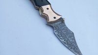 8” trailing point folder with copper