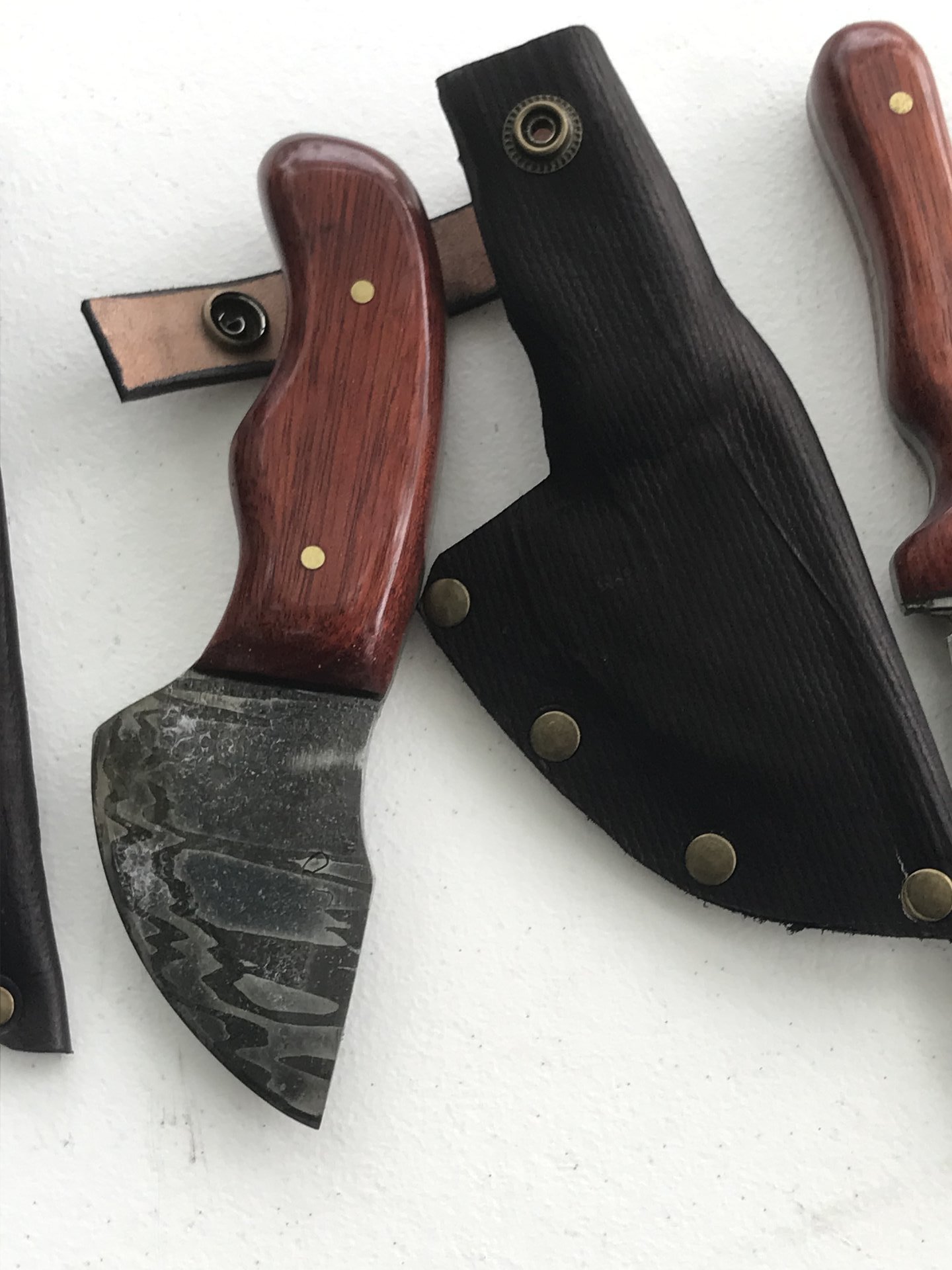 Damascus 1/3rd ulu inspired skinner 