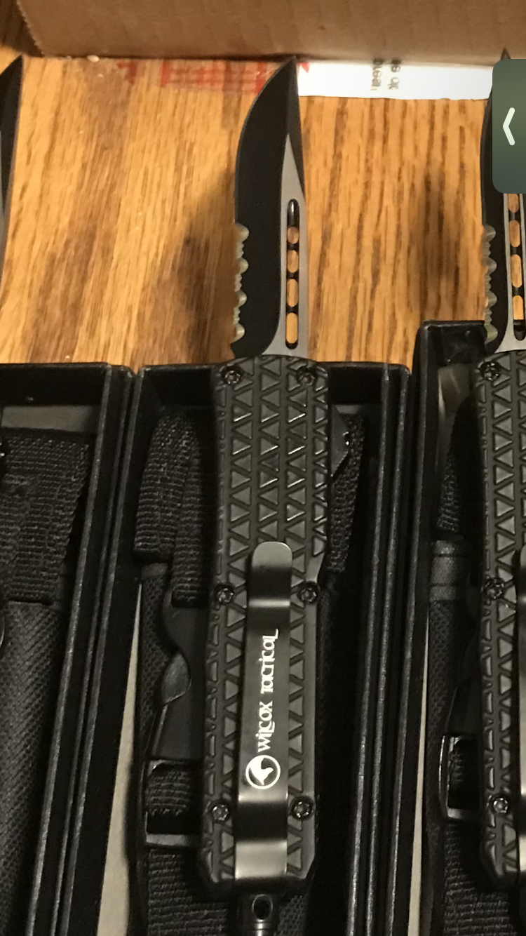 2.75 drop point serrated otf