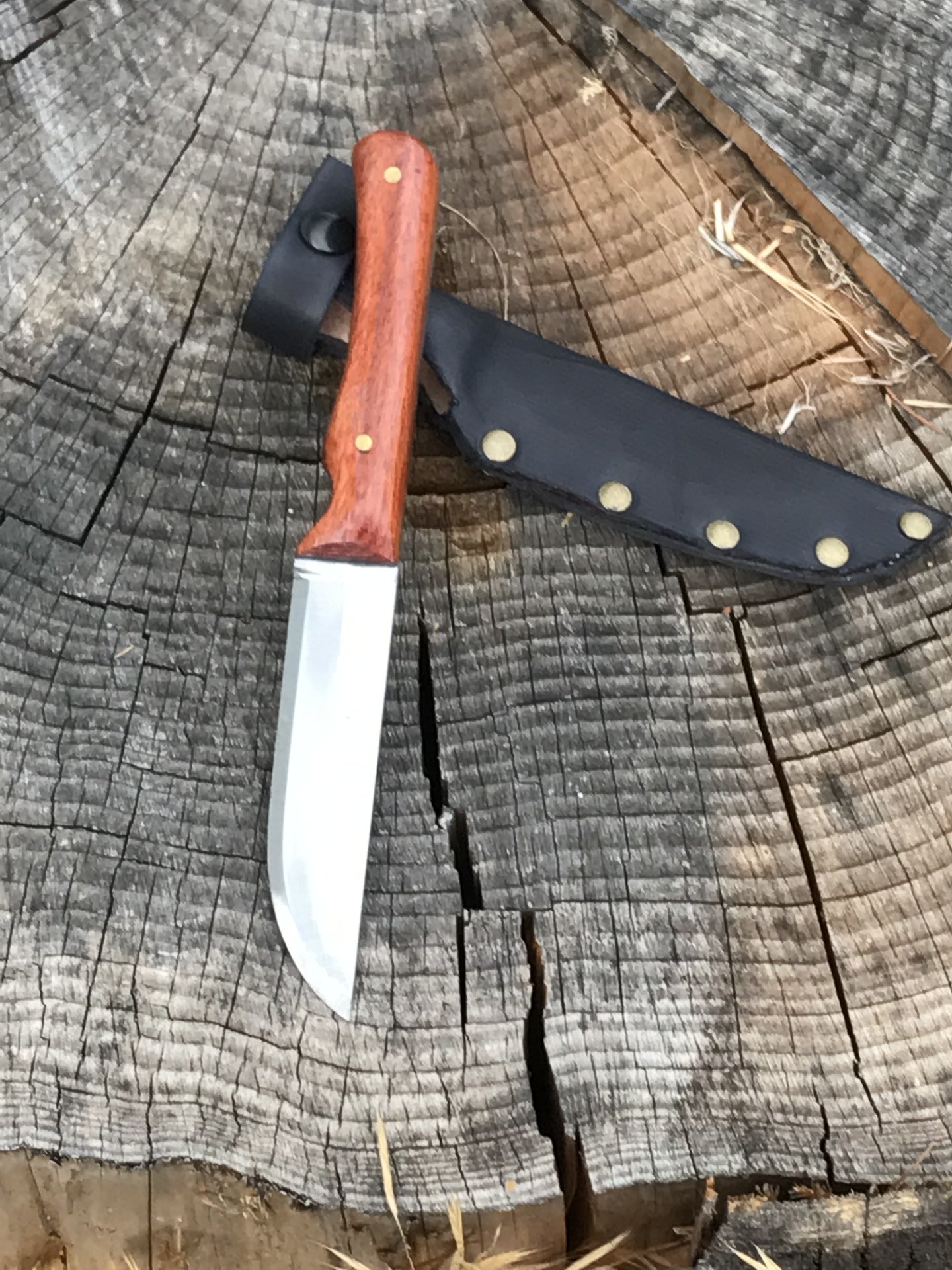4” slim straight back hunter