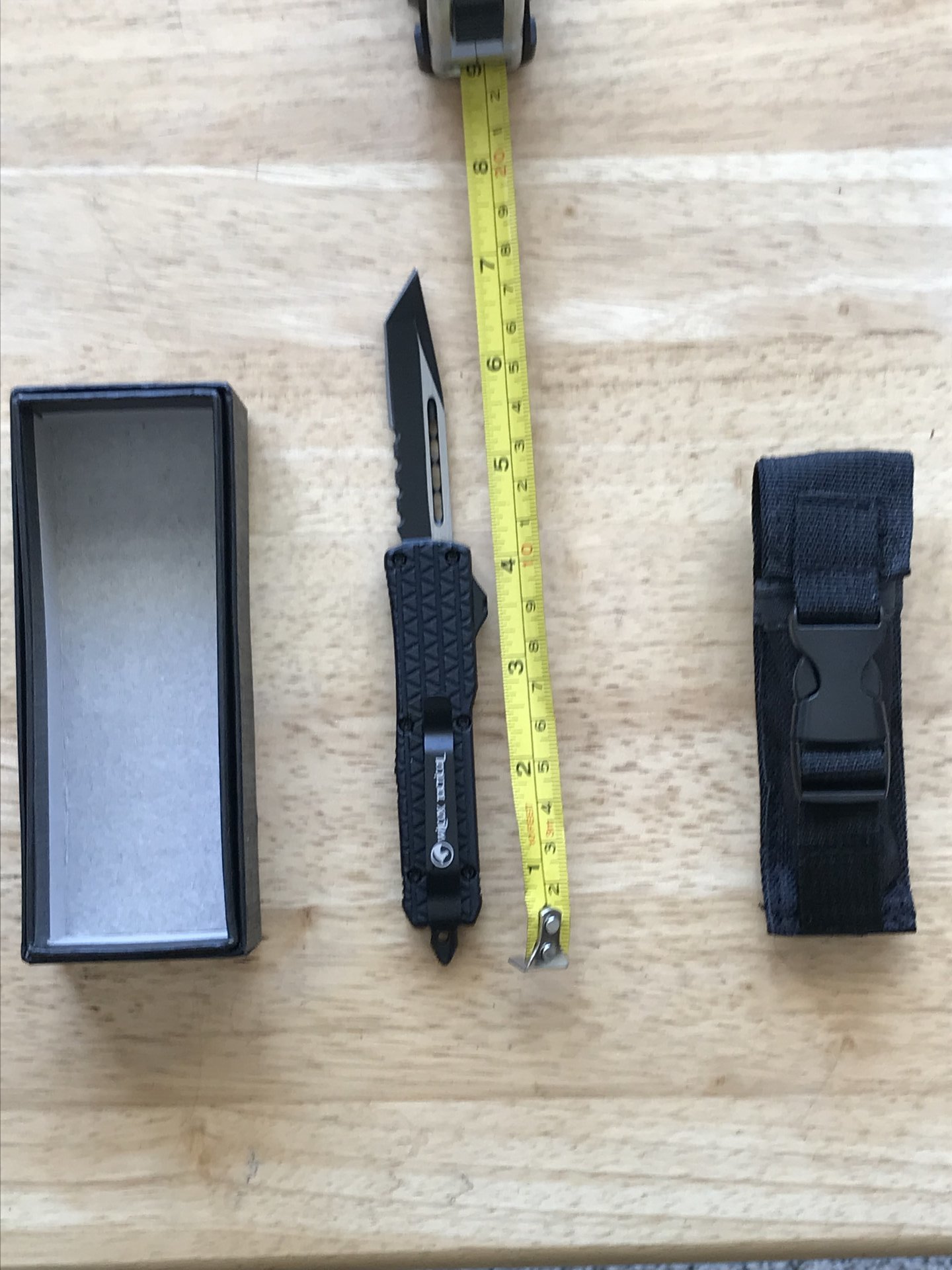 2.75” tanto serrated otf