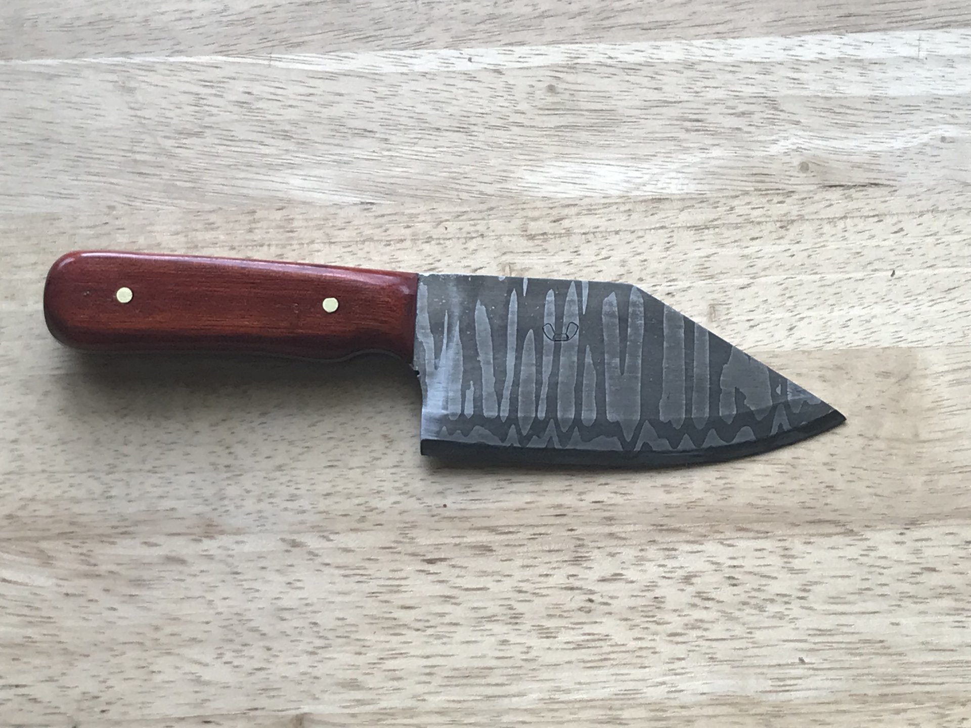 5” Damascus kitchen prep knife