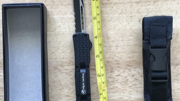 2.75” tanto serrated otf